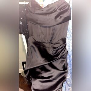 Bardot Black Strapless Dress